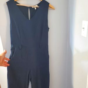 Monteau Linen Blend Jumpsuit